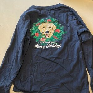 Boys Vineyard Vines long sleeve Christmas shirt
